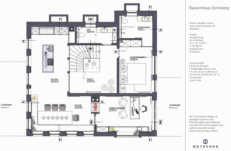 Tiroler Bauernhaus in Kirchberg bei Kitzbühel - Moser Hausbau GesmbH